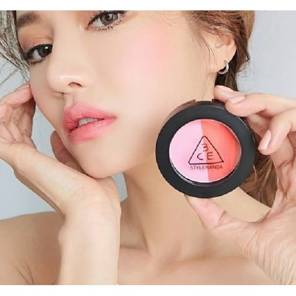 Phấn Má 3CE DUO COLOR FACE BLUSH.