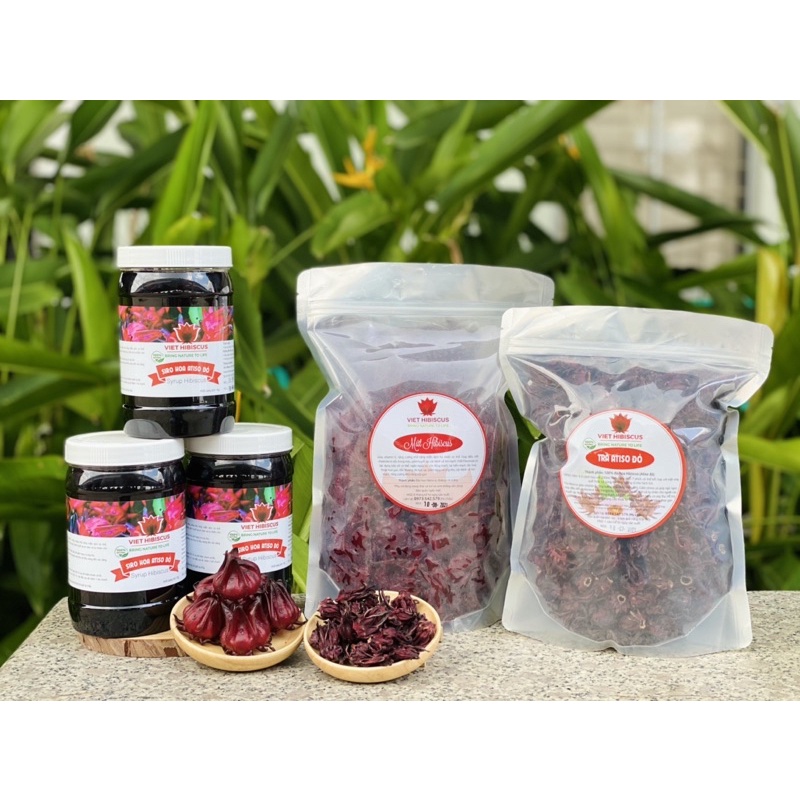 Siro hoa Atiso đỏ [KHÔNG KÈM MỨT] đậm đặc nguyên chất