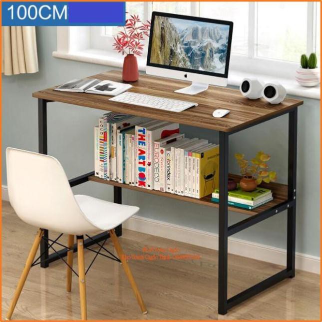 Bàn làm việc cao cấp Tâm house mẫu mới BXG024 (100x37cm)