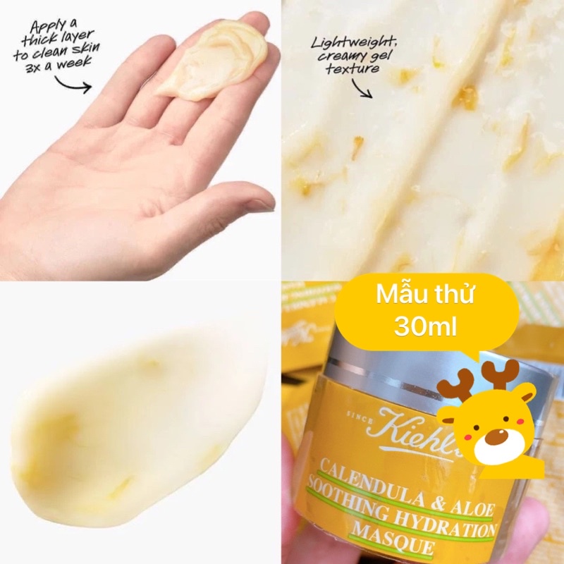 Mặt Nạ Hoa Cúc KIEHL'S Calendula Petal Infused Calming Mask Bản Mới