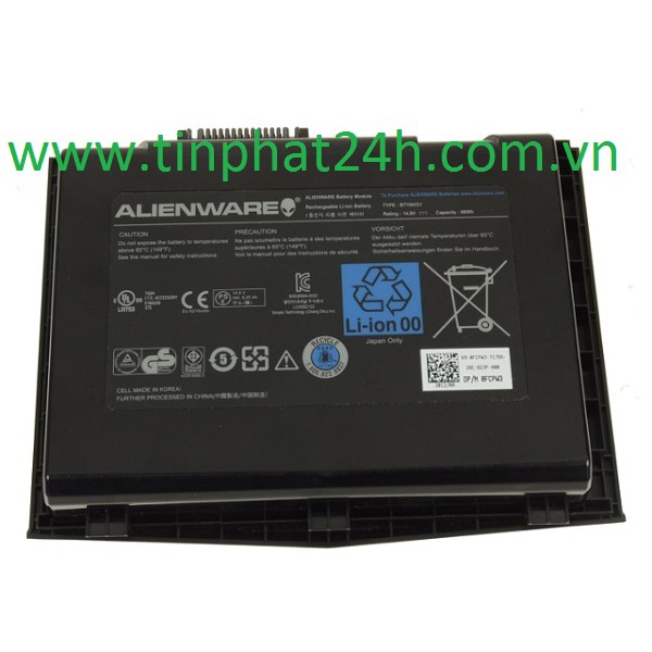Thay PIN - Battery Laptop Dell Alienware M18X R1 M18X R2