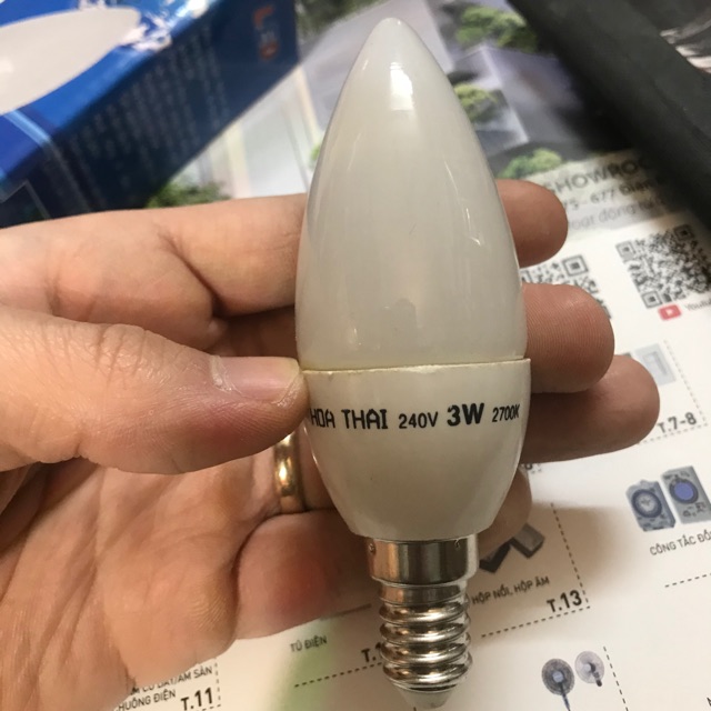 Bóng LED Đui E14 và E27 Lắp Đèn Thờ Và Đèn Trang Tri