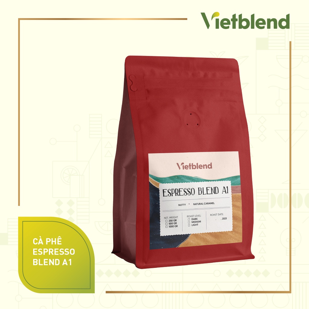 Cà phê hạt Espresso Blend A1