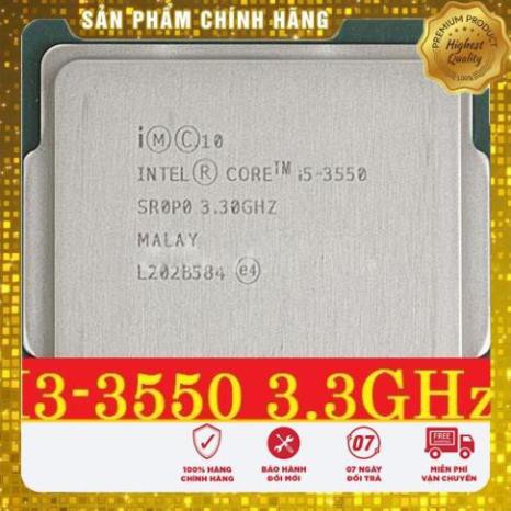 (giá khai trương) Intel Core i5-3550 Quad-Core Processor 3.3 GHz 6 MB (I5 3550)