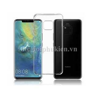 Ốp lưng silicon dẻo trong suốt Huawei Mate 20 Pro siêu mỏng 0.5 mm