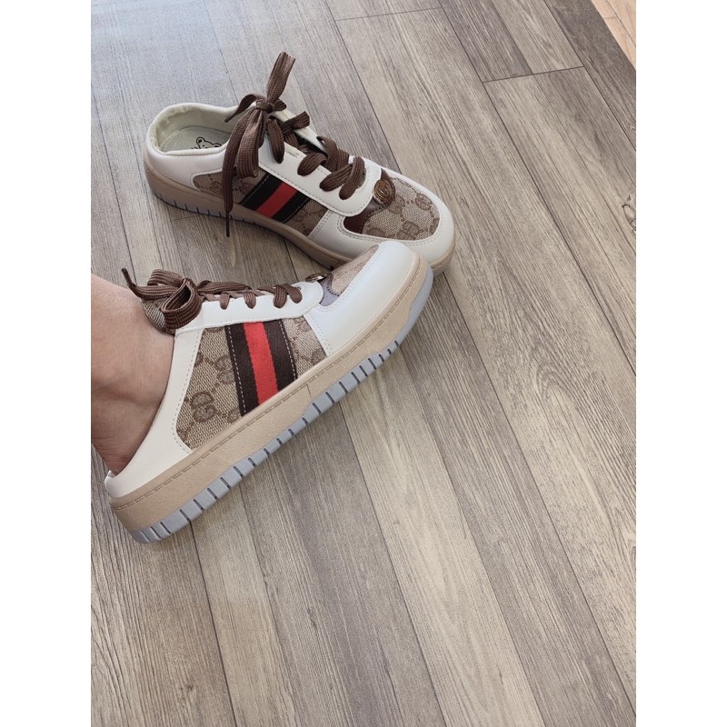 Giày Sục GG Nâu | BigBuy360 - bigbuy360.vn