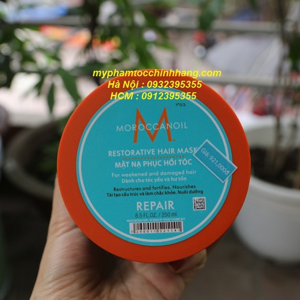 MẶT NẠ PHỤC HỒI TÓC MOROCCANOIL REPAIR MASK 250ML - 500ML