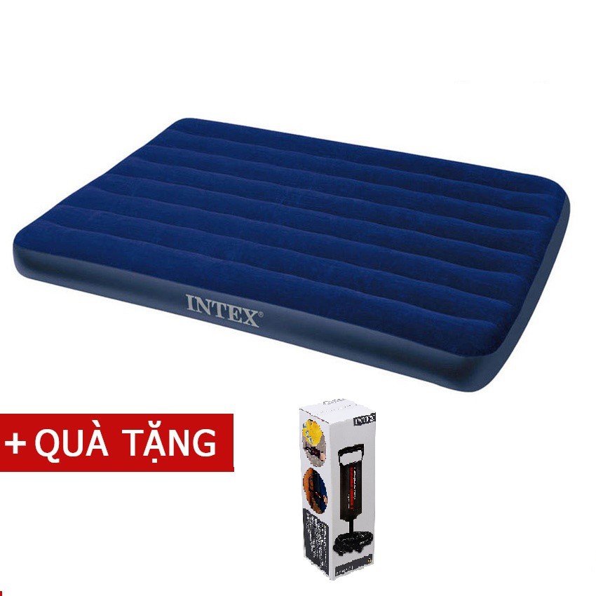 Đệm Đôi Cao Cấp intex 68755 .1.83m Tặng bơm tay