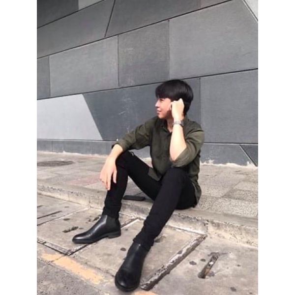 [ Ảnh THẬT ] Quần Jeans Nam Cao Cấp Co Dãn Phong Cách Tôn Dáng Trẻ Trung Năng Động mẫu ĐEN tRƠN | BigBuy360 - bigbuy360.vn