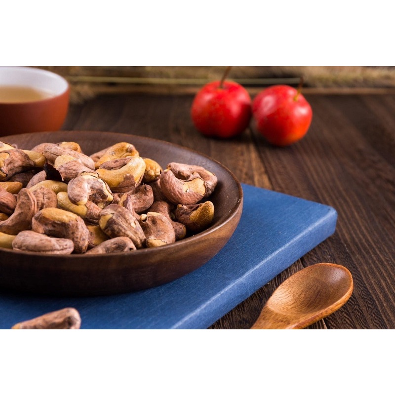 (TNF) 500G Hạt Điều Rang Muối A Cồ (Vỏ Lụa) Loại 1 - Hàng Chuẩn VSATTP