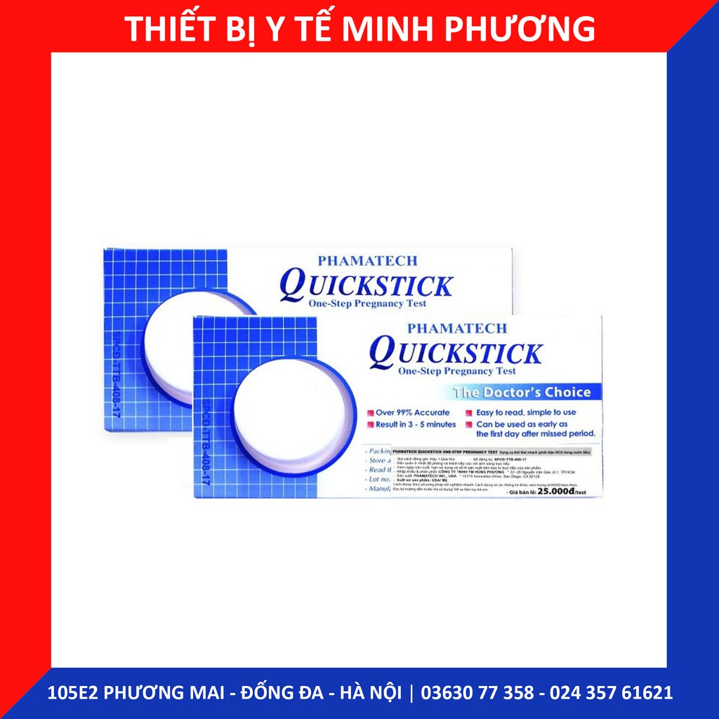 [CHÍNH HÃNG] Que thử thai QUICKSTICK Mỹ