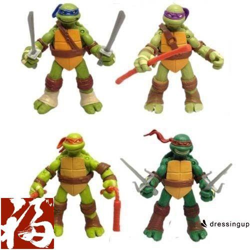 Set 4 Mô Hình Đồ Chơi Ninja Rùa Tmnt 84224207