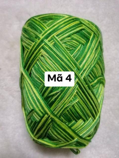 Sợi cotton Nhật màu loang