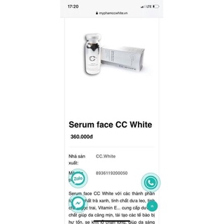 Serum face CC White