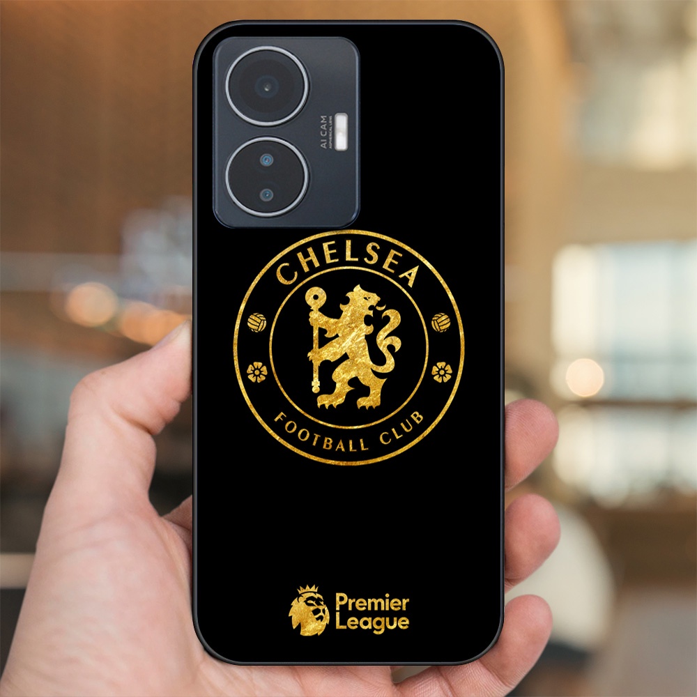 Ốp lưng Vivo Y55 2022 viền đen in hình Chelsea FC