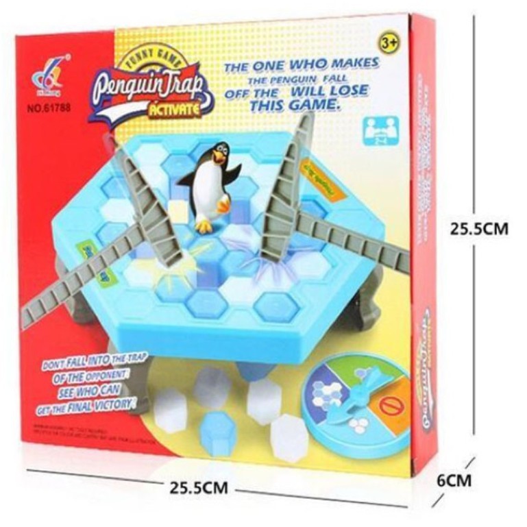 Bộ đồ chơi phá băng bẫy chim cánh cụt-giá gốc