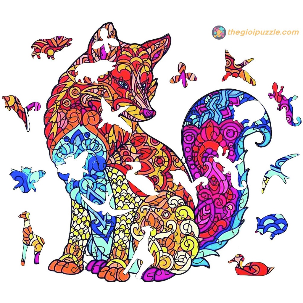 Bộ Xếp Hình Gỗ Thegioipuzzle Ghép Hình Puzzle- Con Chó TGP077