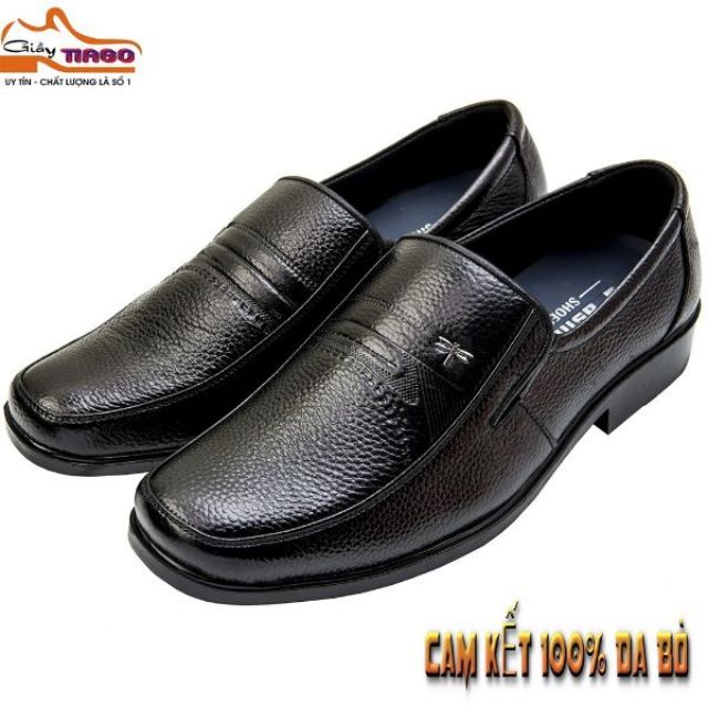 Giày lười nam trung tuổi cao cấp cam kết bảo hành 2 năm