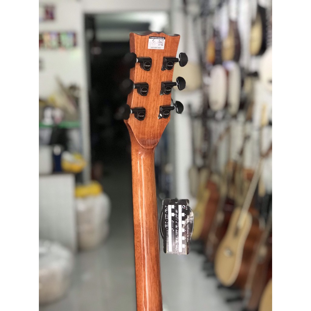 [Tặng kèm phụ kiện] Đàn guitar acoustic Omugo gỗ mahogany