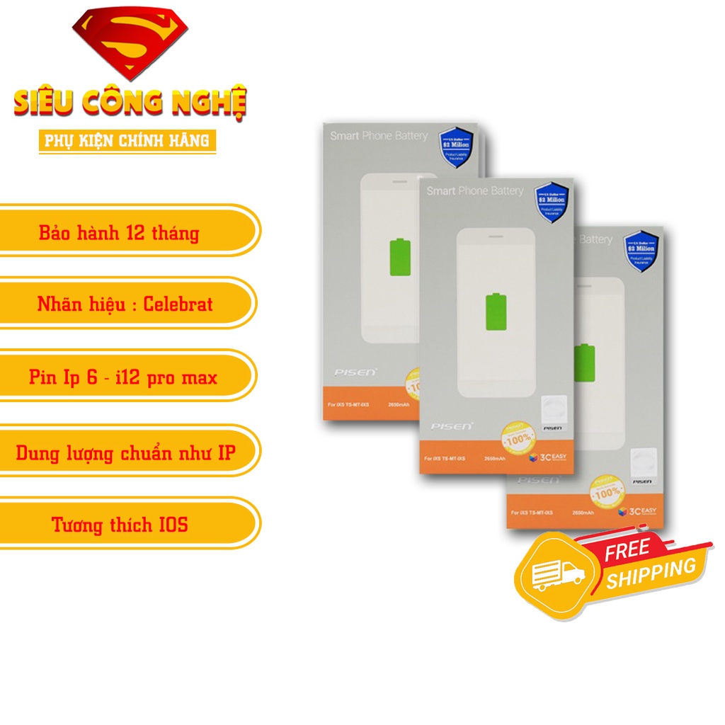 Pin Pisen Chính Hãng - Sự Lựa Chọn Hàng Đầu Thay Thế Pin Gốc