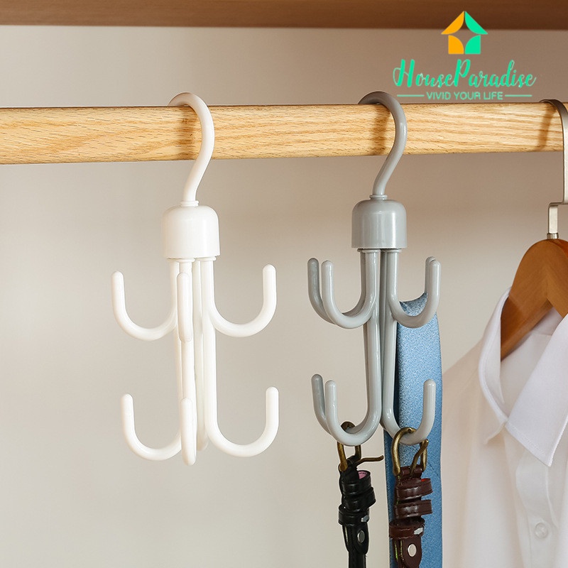 Móc Treo Đồ Đa Năng Gắn Tường Hình Bạch Tuộc Xoay Được