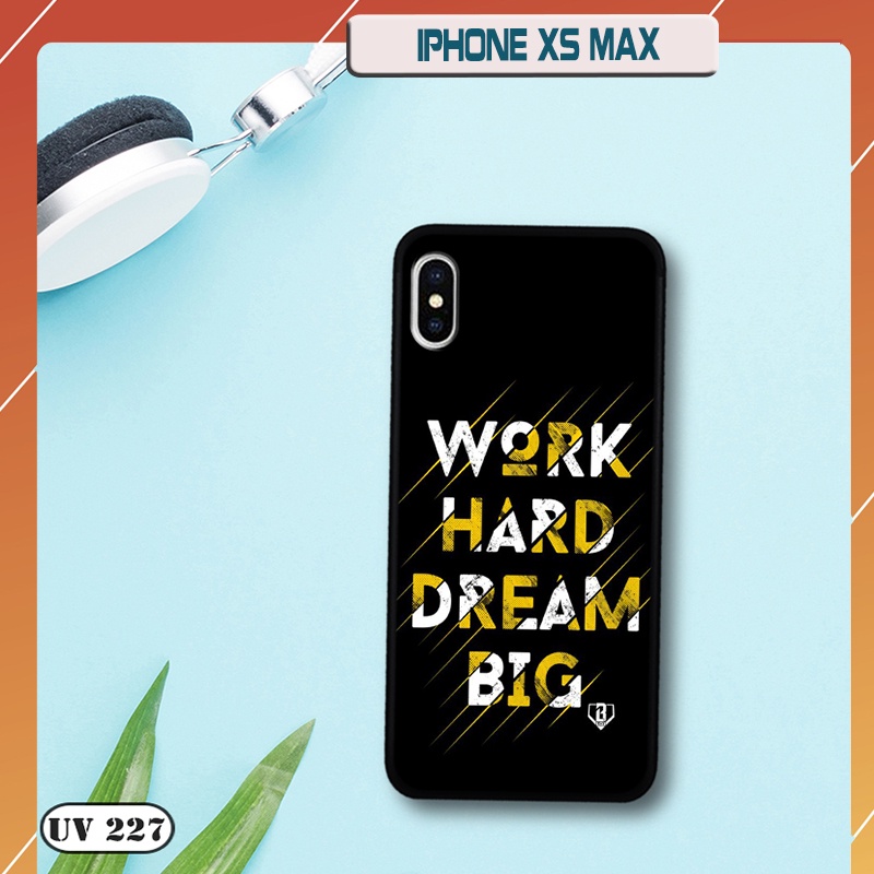 Ốp lưng nhám in hình 3D IPhone XS Max