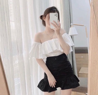 Chân vây đuôi cá nhún (hình thật chụp váy)