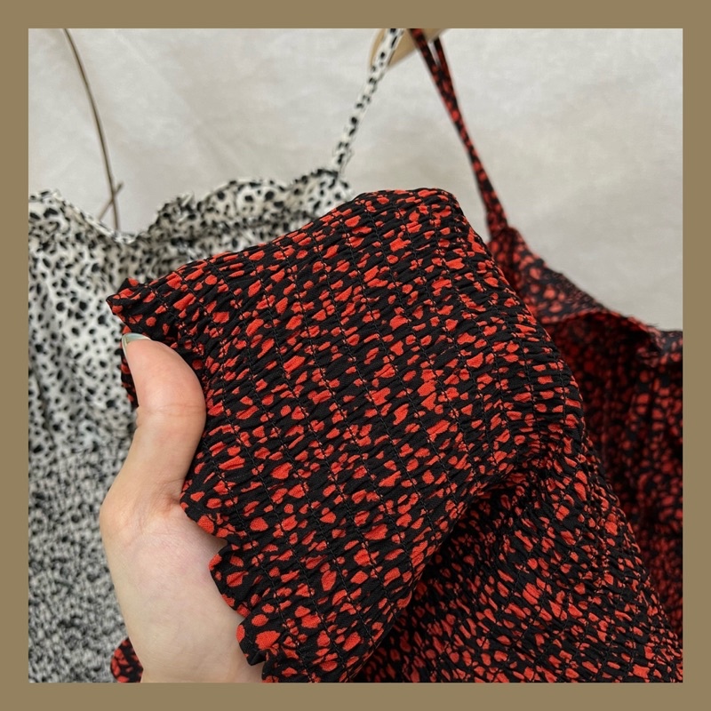 ĐẦM BODY SMOCKING CHIFFON 2 DÂY ACTIVE USA