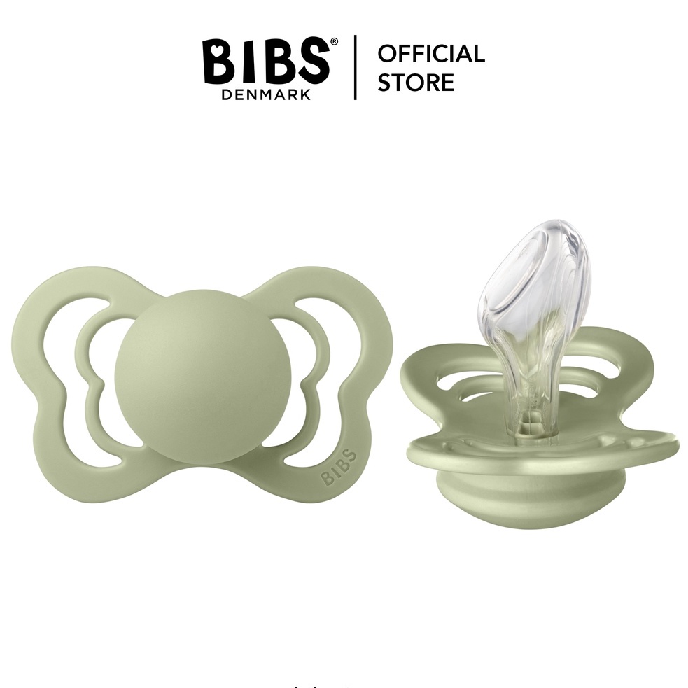 Ti Ngậm Cho Bé BIBS Couture Đan Mạch Chính Hãng Núm Vát Chất Liệu Silicone Mềm Mại