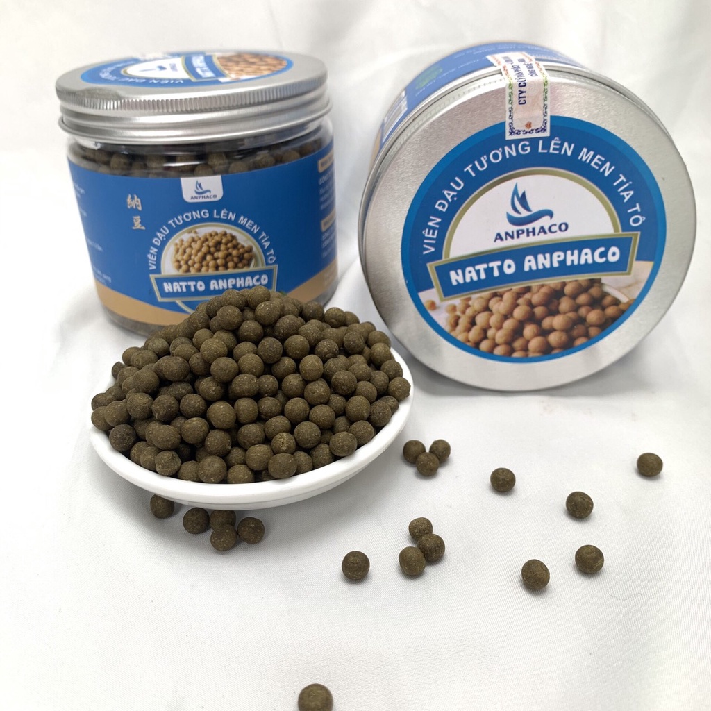 Natto Anphaco , Natto dạng Viên có Tía Tô Anphaco, hộp 220gr