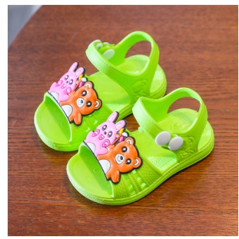 DÉP SANDAL TẬP ĐI CAO SU DẺO CHO BÉ ( THỎ + GẤU)