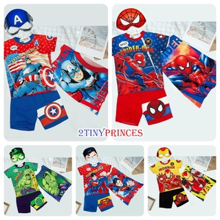 Bộ quần áo siêu nhân người nhện kèm áo choàng và mặt nạ - Đồ hoá trang TN16