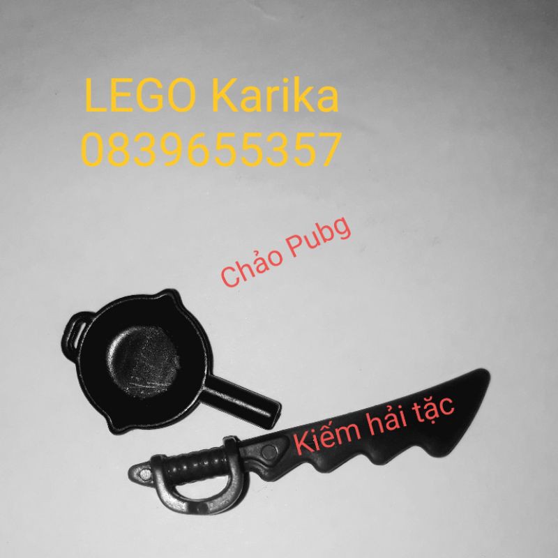 (LEGO) set vũ khí Bộ phụ kiện PUBG cho minifigures _ Lego phụ kiện nhân vật PUBG Mobile