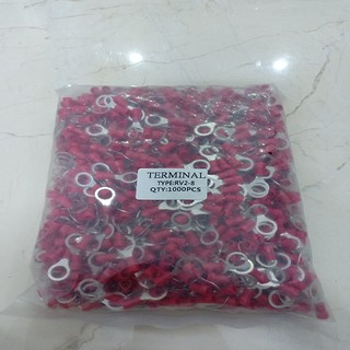 Đầu cos tròn rv2-8 túi 500 cái