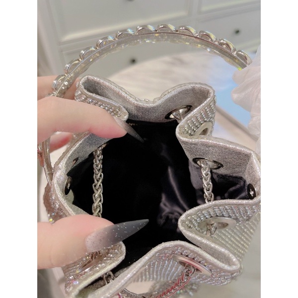 Túi xách nữ túi nữ quai cầm tay đá sáng sanh chảnh siêu đẹp