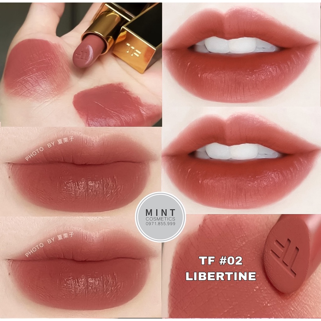 Son Tomford Lip Color Matte, Tom Ford Lipstick Ruby Rush 07 Vỏ Đen Hàng Chính Hãng Có Bill Full Size