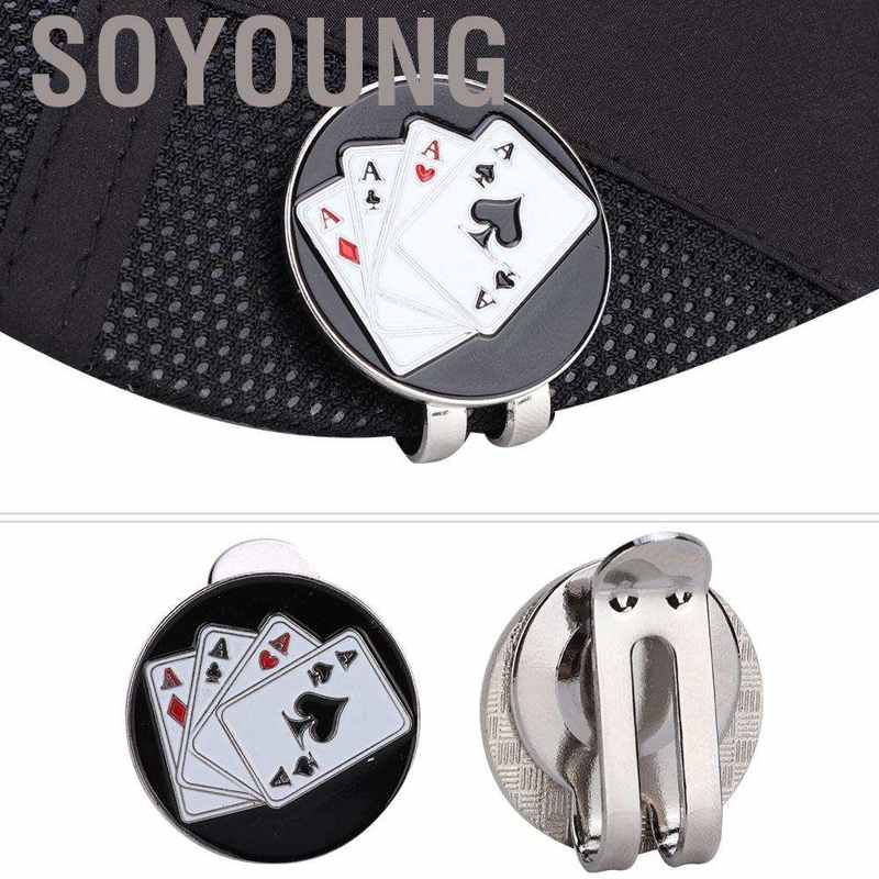 Kẹp Nam Châm Đánh Dấu Gắn Mũ Chơi Gôn Nhiều Họa Tiết Tùy Chọn