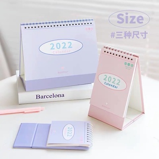 Lịch để bàn Mini 2022 macaron của Rosy Posy màu pastel dễ thương