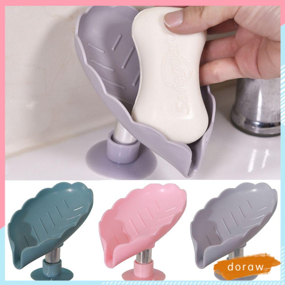 Giá Đỡ Xà Phòng Hình Lá Sen Nhiều Màu Có Giác Hút Không Cần Khoan Lỗ Đa Năng Cho Nhà Tắm