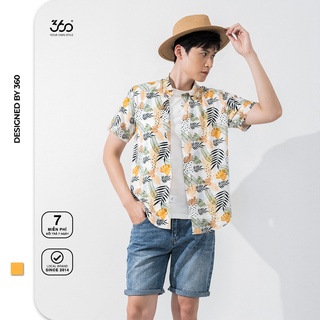 Áo sơ mi nam 360 BOUTIQUE ngắn tay họa tiết - SHNTK218-3