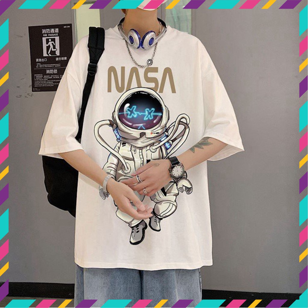 Áo Thun Tay Lỡ Form Rộng NASA Siêu Hot🍁 Unisex nam nữ đều mặc được | BigBuy360 - bigbuy360.vn