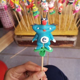 Đồ chơi trẻ em bằng bột gạo - Tò he