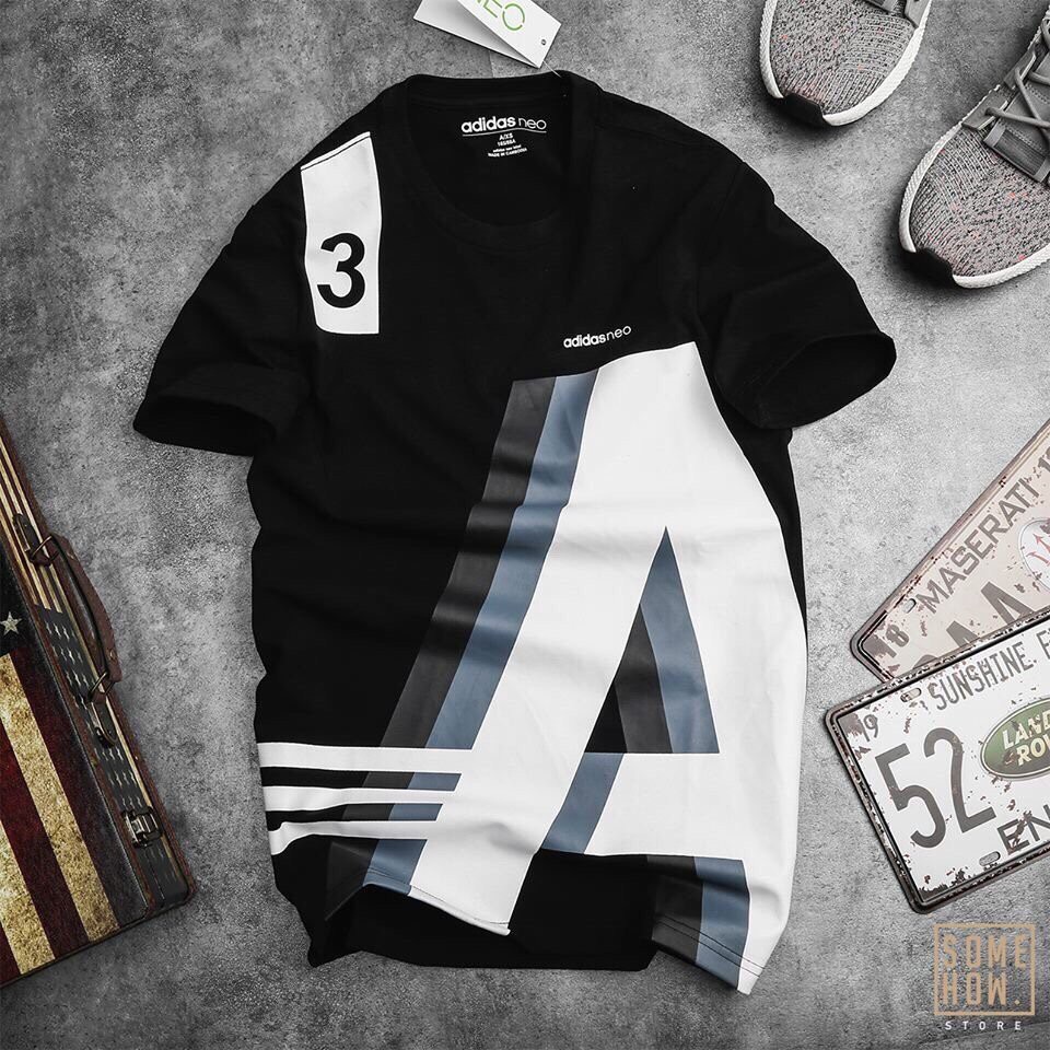 Áo thun nam tay ngắn 💖FREESHIP_xD83D_ áo thun logo chữ A cực đẹp - Thời trang Hansara 247
