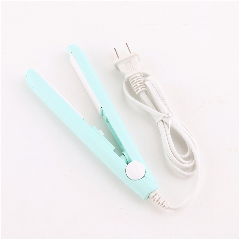 Máy Duỗi / Uốn Tóc Mini Kèm Đường Thẳng Bằng Nhựa Siêu Bền Tiện Dụng
