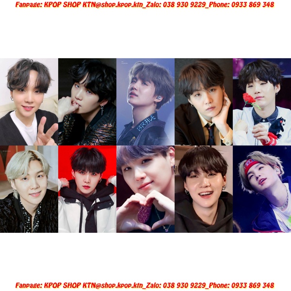 CARD BO GÓC SUGA BTS