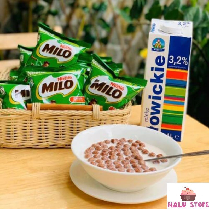 Ngũ Cốc Ăn Sáng Milo Nestle Gói 15gr-Dùng Cho Bữa Sáng Trộn Kèm Sữa