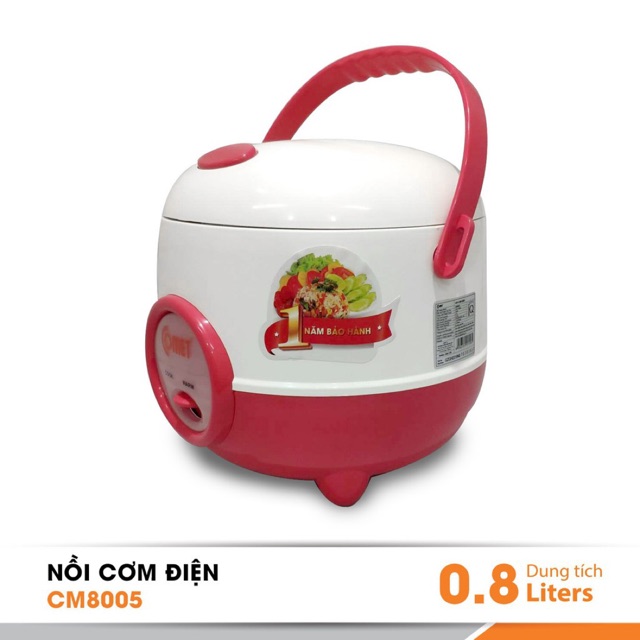Nồi cơm điện mini nắp gài 0,8L COMET - CM8005 | BigBuy360 - bigbuy360.vn