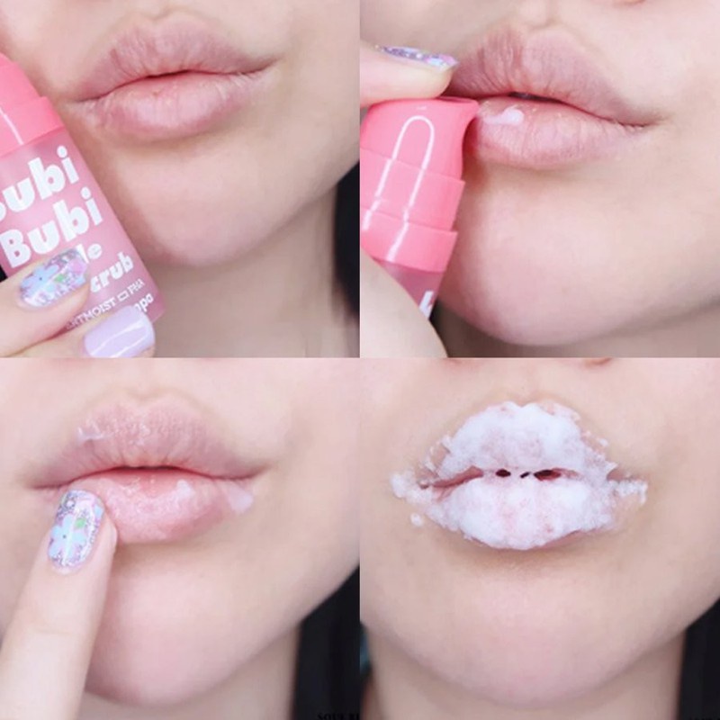 TẨY TẾ BÀO CHẾT MÔI DẠNG SỦI BỌT UNPA BUBI BUBI BUBBLE LIP SCRUB 10ML CHÍNH HÃNG - 8762