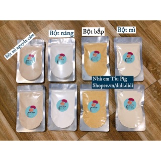 Bột mì, bột năng, bột bắp hữu cơ tách lẻ