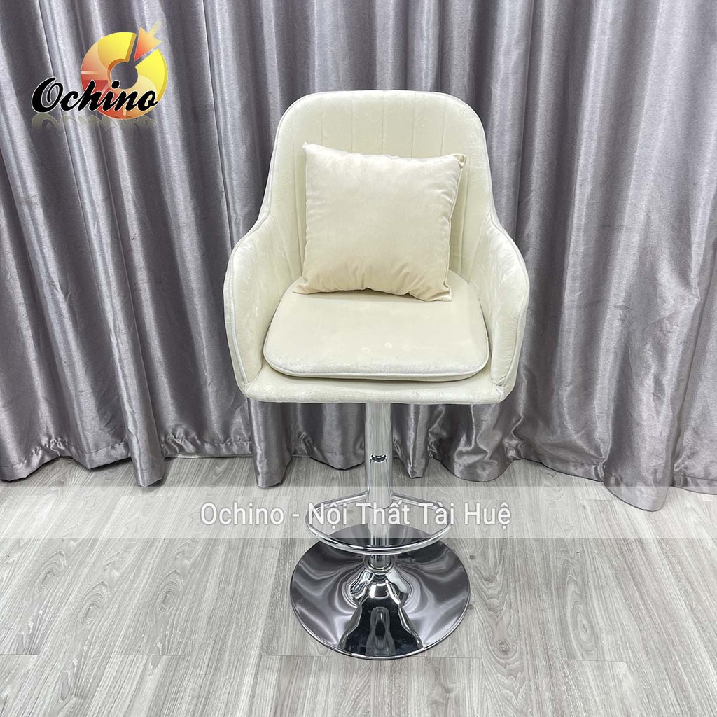 Ghế Chụp Hình, Ghế Quầy Lễ Tân Mẫu Vân Sò Sang Chảnh Điều Chỉnh Độ Cao 60/80 Và Xoay 360 Độ ( Ảnh Thật Shop Chụp)